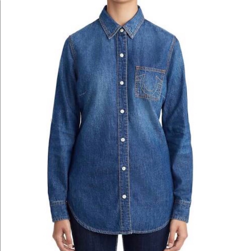 True Religion Denim Shirt NWT
